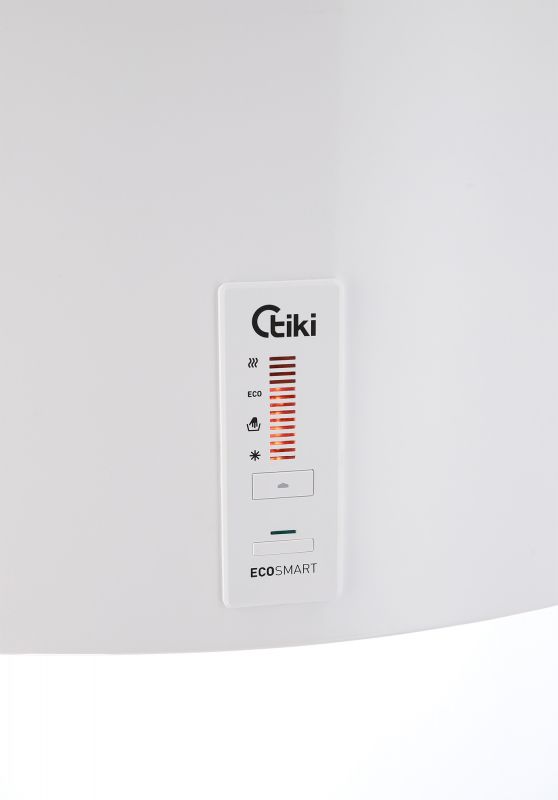 Водонагрівач електр. Tiki круглий GBF, 50л, 2кВт, сухий тен, електр. кер-ння, B, білий, 700156