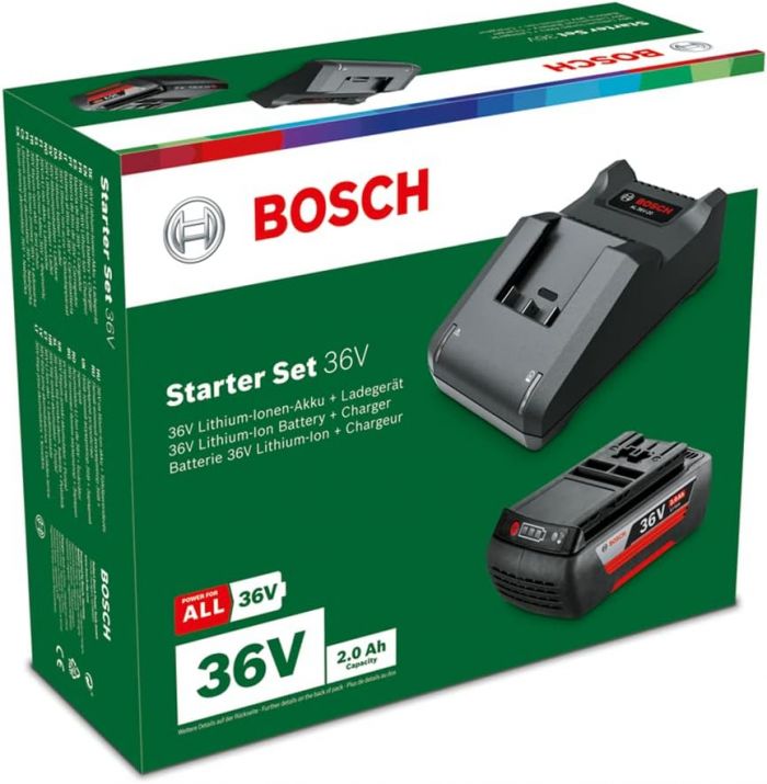 Набір акумулятора та зарядного пристрою Bosch GBA 36V 2.0Ah, ЗП AL 36V-20