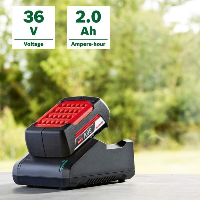 Набір акумулятора та зарядного пристрою Bosch GBA 36V 2.0Ah, ЗП AL 36V-20