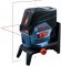 Нівелір лазерний Bosch GCL2-50C+RM2 до 20м, ±0.3мм/м, 4AAx1.5В, IP54, чохол, мішеннь, кейс, 0.6кг
