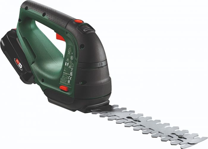 Ножиці для трави акумуляторні Bosch AdvancedShear 18V-10  + насадка кущоріз 10/20см крок різу 8мм 1xPBA 2.0Ah 2.45кг