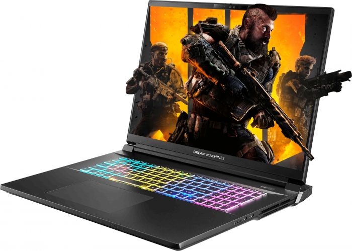 Ноутбук Dream Machines RX5090-18 18QHD+, Intel U9-275HX, 32GB, F2TB, NVD5090-24, DOS, чорний