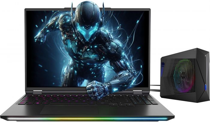 Ноутбук Dream Machines RX5080-16 16WQXGA, Intel U9-275HX, 32GB, F2TB, NVD5080-16, DOS, чорний