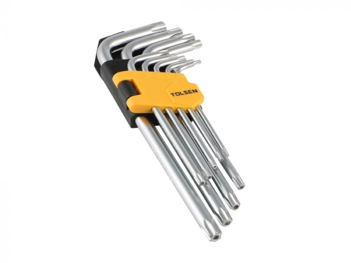 Ключі шестигранні Tolsen, набір 9шт, TORX10-50, CrV