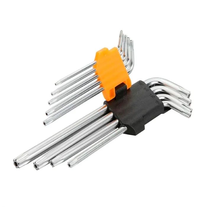 Ключі шестигранні Tolsen, набір 9шт, TORX10-50, CrV
