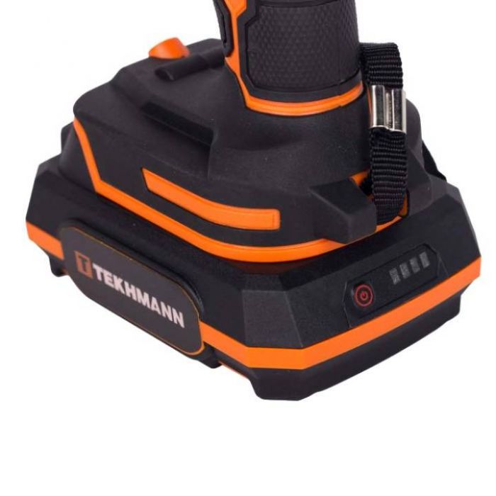 Шурупокрут-дриль акумуляторний Tekhmann TCD-21/2 DFR 21В 2х2А·год 28Нм 350·1500об·хв 1.4кг
