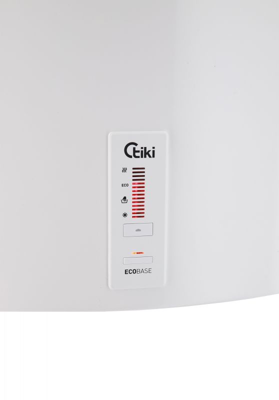Водонагрівач електр. TIKI слім SuprSD, 120л, 2кВт, сухий тен, електр. кер-ння, C, білий, 700092