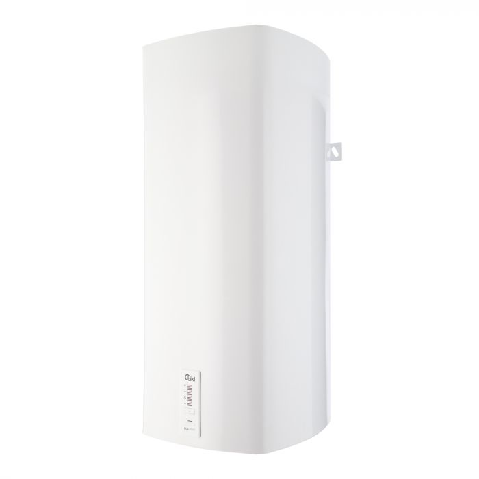 Водонагрівач електр. TIKI слім SuperESD, 80л, 2кВт, сухий тен, електр. кер-ння, B, білий, 700094