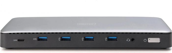Док-станція DIGITUS USB-C > 3xHDMI/2xDP/4xUSB-A/USB-C/RJ54/DC/Audio