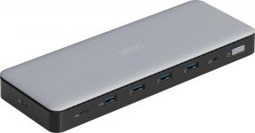 Док-станція DIGITUS USB-C > 3xHDMI/2xDP/4xUSB-A/USB-C/RJ54/DC/Audio