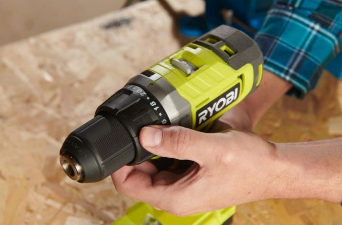 Шурупокрут-дриль акумуляторний Ryobi ONE+ RDD18-1C20S 18В 1х2А·год ЗП 52Нм 450·1750об/хв 1.1кг сумка