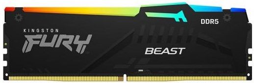 Пам'ять ПК Kingston DDR5 64GB KIT (32GBx2) 6400 FURY Beast RGB XMP