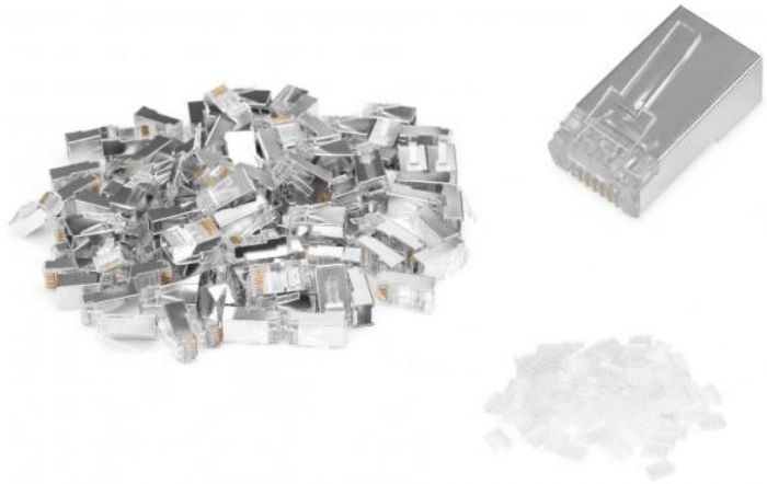 Конектор DIGITUS CАТ 6 RJ45, STP, 100шт.