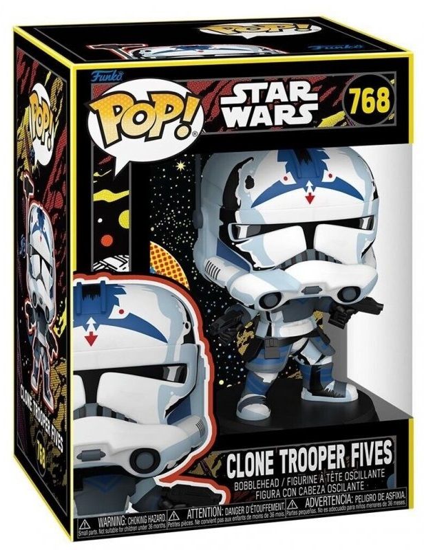Фігурка Funko POP Star Wars: Clone Wars - Fives (Retro)