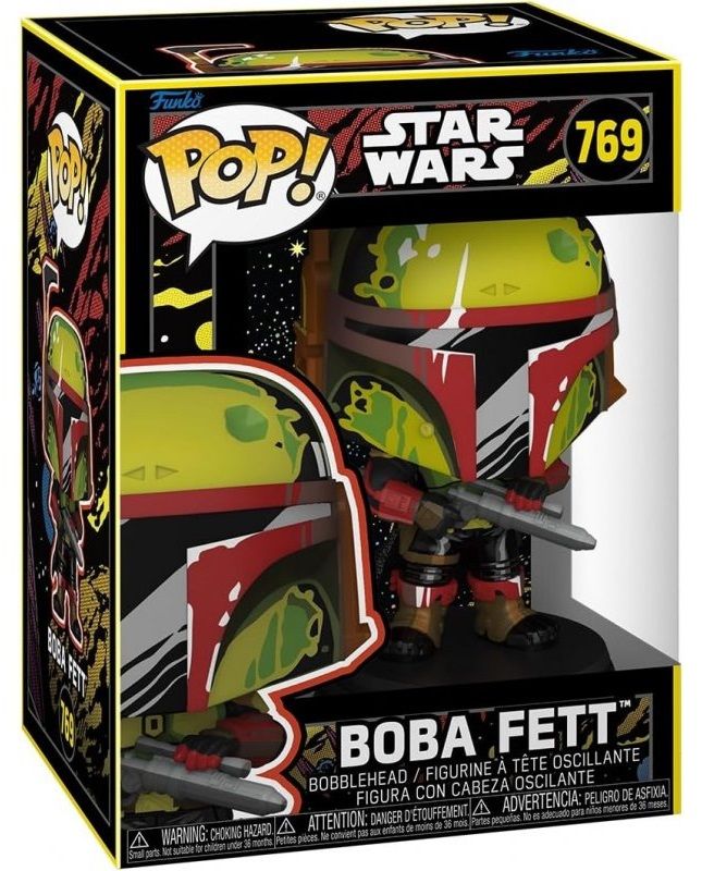 Фігурка Funko POP Star Wars: Book of Boba Fett - Boba Fett (Retro)