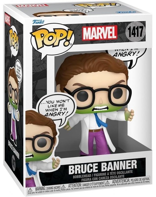 Фігурка Funko POP Marvel: Bruce Banner (DON'T MAKE ME ANGRY)