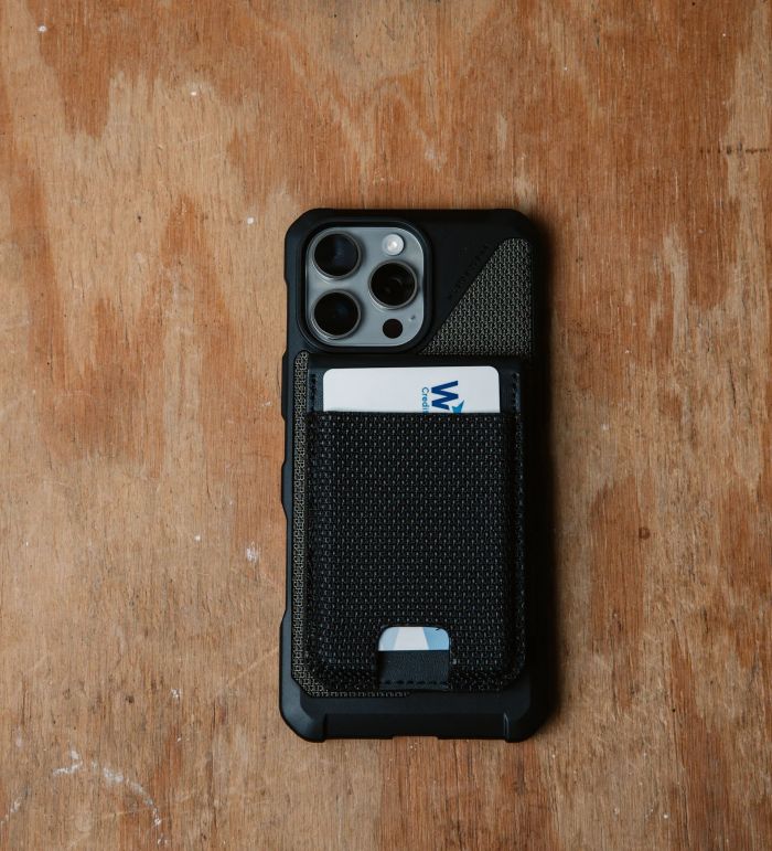 Чохол UAG для карт магнітний з підставкою, Metropolis Wallet Kevlar, Black