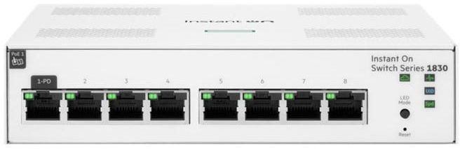 Комутатор HPE Aruba Instant On 1830 8G Switch, 8xGE, LT Warranty