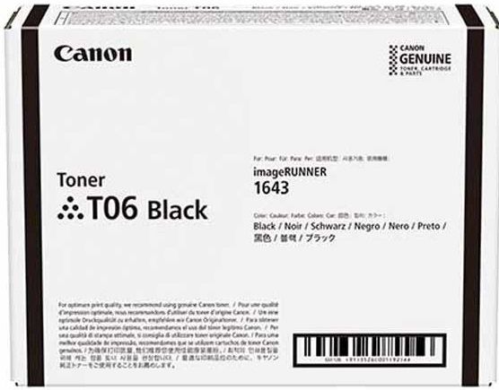 Картридж Canon T06 iR1643 series/ Black (20500 стор)