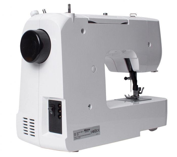 Швейна машина МINERVA Max30, електромех., 71 Вт, 13 швейних операцій, петля напівавтомат, білий