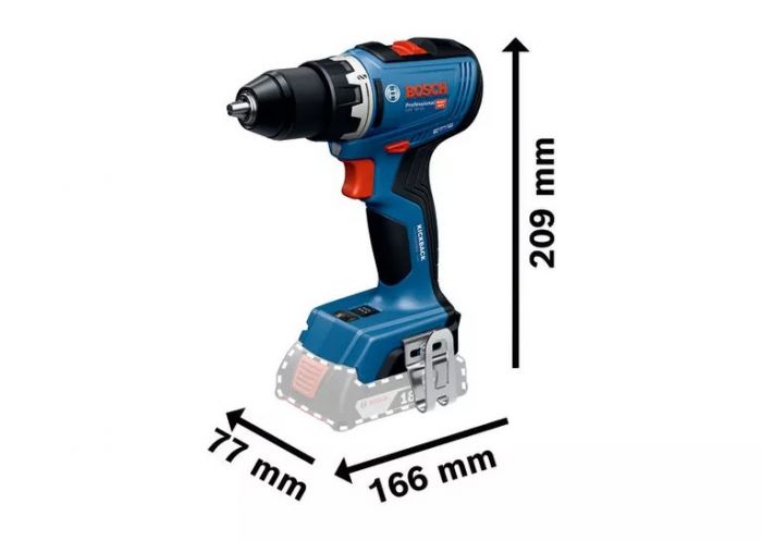 Шурупокрут-дриль акумуляторний Bosch GSR 18V-65   18В 31·63Нм 0-550·0-2100об·хв 1.06кг