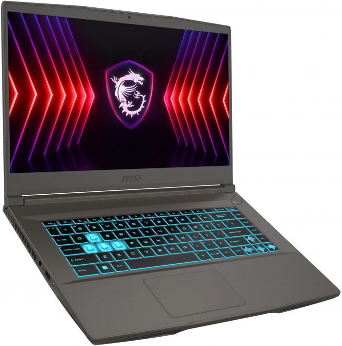 Ноутбук MSI Thin B12UC 15.6 FHD, Intel i5-12450H, 16GB, F1TB, NVD3050-6, DOS, чорний