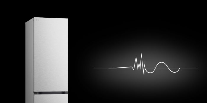 Холодильник LG з нижн. мороз., 203x60х68, холод.відд.-277л, мороз.відд.-107л, 2дв., А++, NF, інв., диспл внутр., Fresh Сonverter, Metal Fresh, сріблястий