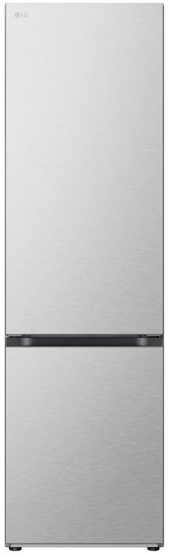 Холодильник LG з нижн. мороз., 203x60х68, холод.відд.-277л, мороз.відд.-107л, 2дв., А++, NF, інв., диспл внутр., Fresh Сonverter, Metal Fresh, сріблястий