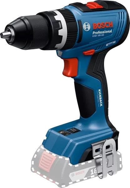 Шурупокрут-дриль акумуляторний Bosch GSB 18V-65 18В 31·65Нм 0-2100об·хв 1.12кг без АКБ та ЗП