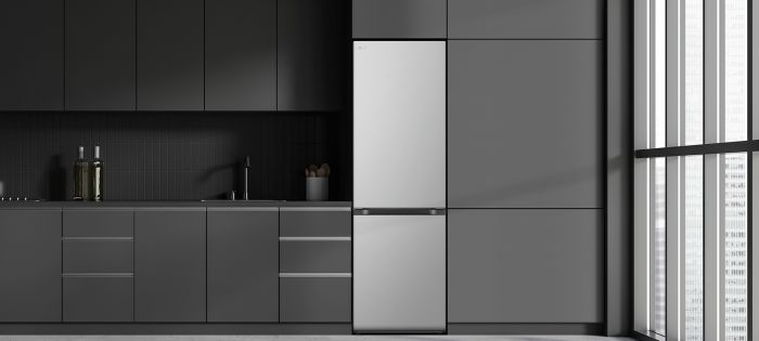 Холодильник LG з нижн. мороз., 186x60х68, холод.відд.-234л, мороз.відд.-107л, 2дв., А++, NF, інв., диспл внутр., зона св-ті, сріблястий