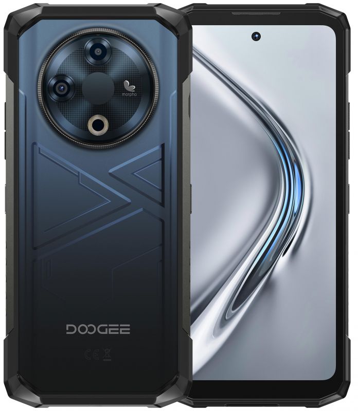 Смартфон Doogee Fire 6 6.56" 6/256ГБ, 2SIM, 10400мА•год, синій (з тепловізором)