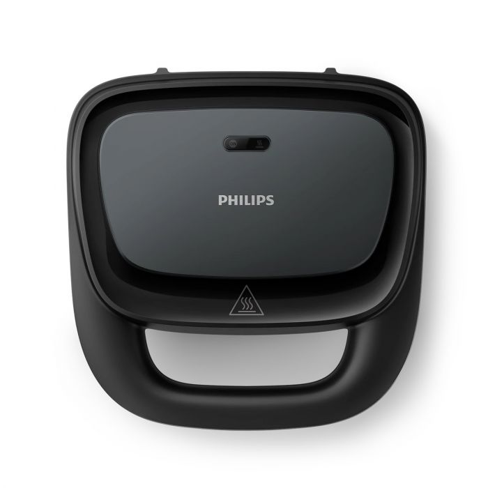 Вафельниця Philips Series 3000 750Вт, антипригарне покриття, корпус-пластик, чорний