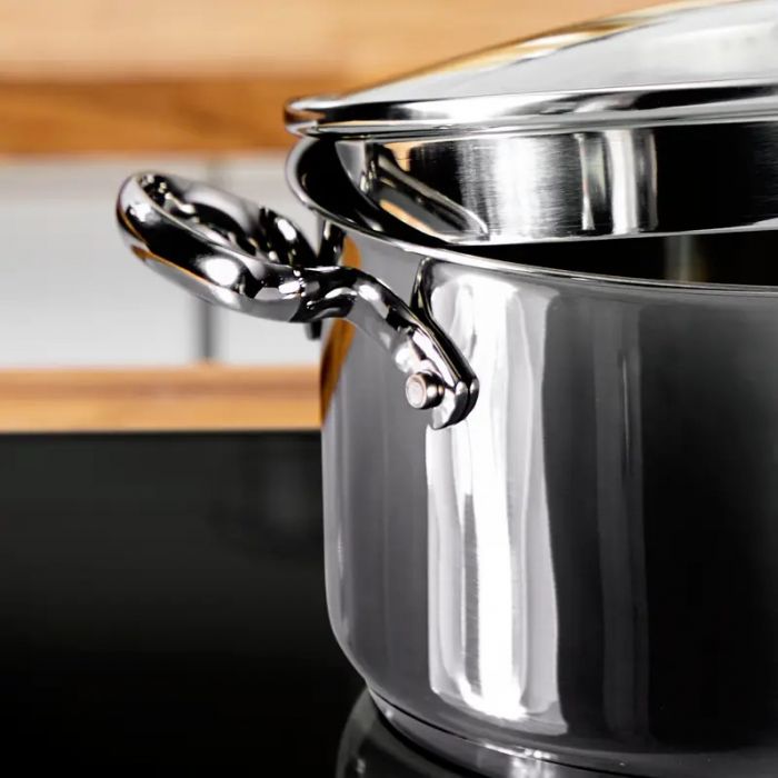 Набір посуду Tefal DUETTO+, 6предметів, нержавіюча сталь, скло