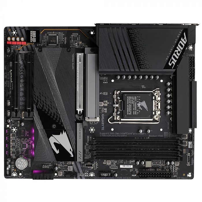 Материнська плата GIGABYTE Z790 AORUS ELITE DDR4 s1700 Z790 4xDDR4 M.2 HDMI ATX