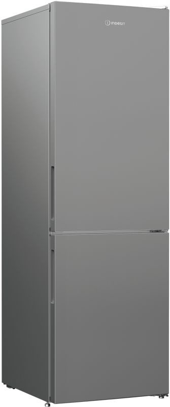 Холодильник Indesit з нижн. мороз., 185x60х67, холод.відд.-223л, мороз.відд.-120л, 2дв., А++, ST, сріблястий