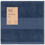 Рушник махровий Ardesto SuperSoft 50х90см, 100% бавовна, синій