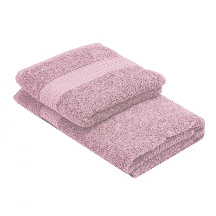 Рушник махровий Ardesto SuperSoft 50х90см, 100% бавовна, рожевий