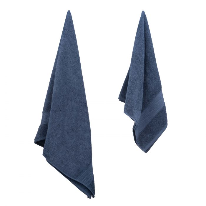 Рушник махровий Ardesto SuperSoft 70х140см, 100% бавовна, синій