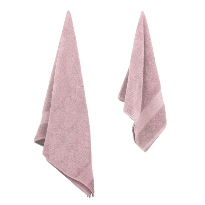 Рушник махровий Ardesto SuperSoft 70х140см, 100% бавовна, рожевий