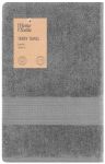 Рушник махровий Ardesto SuperSoft 70х140см, 100% бавовна, сірий