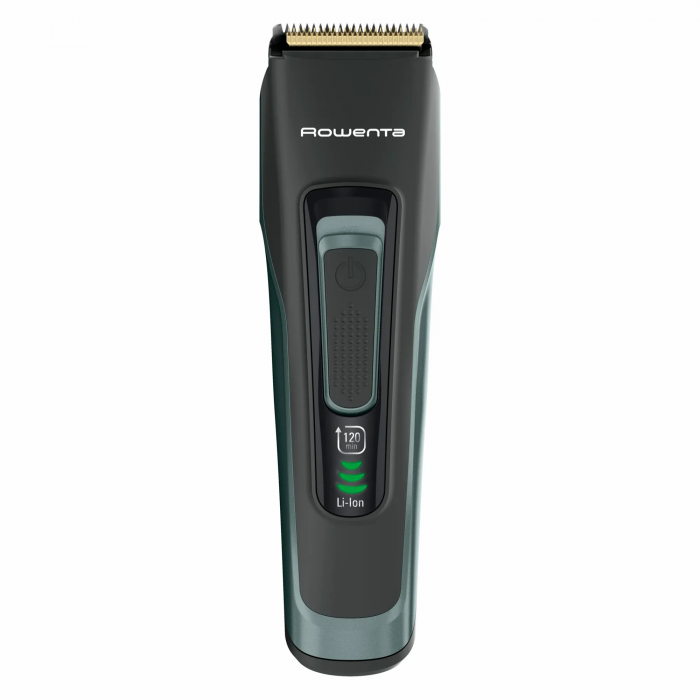 Машинка для стрижки Rowenta Advancer, для бороди, вусів, голови, мережа+акум., роторний мотор, насадок-2, кейс, титан.напил., темно-зелений