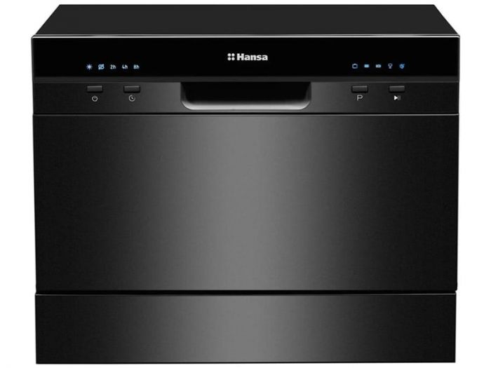 Посудомийна машина Hansa настільна, 6компл., A+, 55см, дисплей, чорний