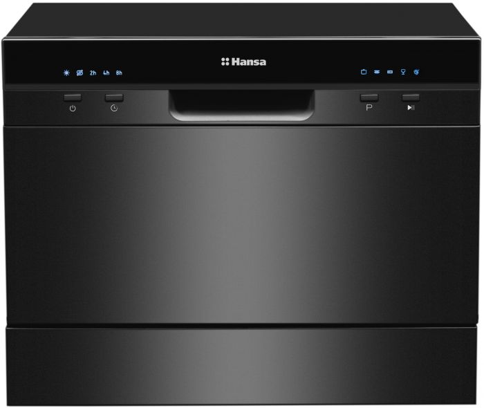 Посудомийна машина Hansa настільна, 6компл., A+, 55см, дисплей, чорний
