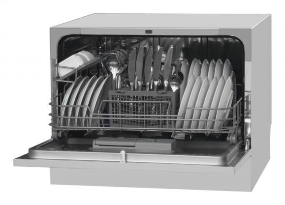 Посудомийна машина Hansa настільна, 6компл., A+, 55см, дисплей, сріблястий