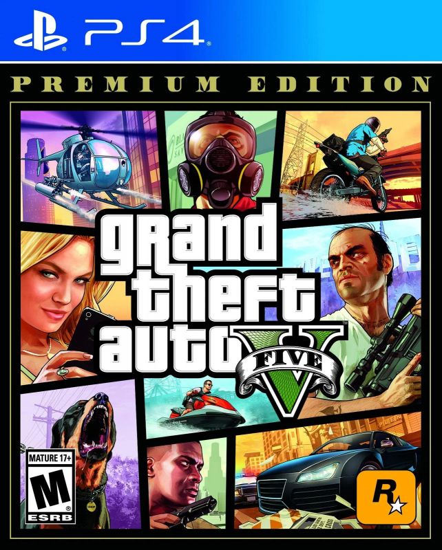 Гра консольна PS4 Grand Theft Auto V Premium Edition, BD диск