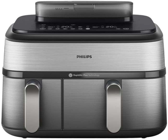 Мультипіч Philips Ovi Dual Steam 2750Вт, чаша-3+6л, сенсорне управл., 12 авто. программ,  пластик/метал