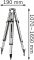 Штатив Bosch BT170HD для оптичних нівелірів, 5/8", 107-165см, 5.5 кг