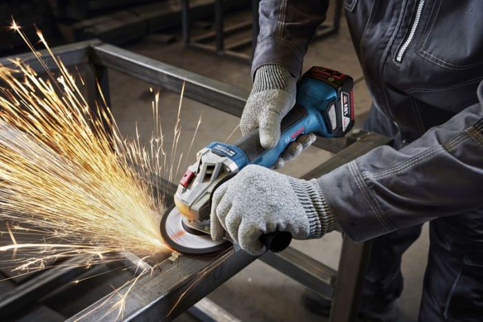 Шліфмашина кутова акумуляторна Bosch GWS 18V-8 125мм 18В 2x5А·год 0-11000об·хв 1.7кг кейс ЗП  GAL 18V-40