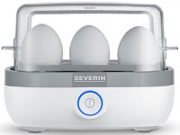 Яйцеварка Severin 420Вт, електр. керування , на 6 яєць, звуков., сигнал, пластик, білий