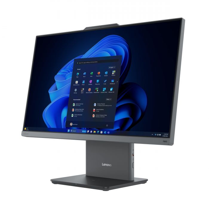 Комп'ютер персональний моноблок Lenovo ThinkCentre neo 50a 24-G5 23.8" FHD IPS AG, Intel i3-1315U, 16GB, F512GB, UMA, WiFi, кл+м, без ОС, сірий